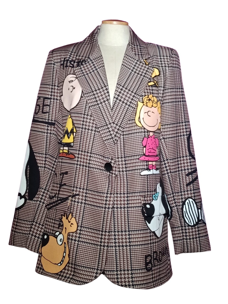 Blazer cuadro inglés SNOOPY