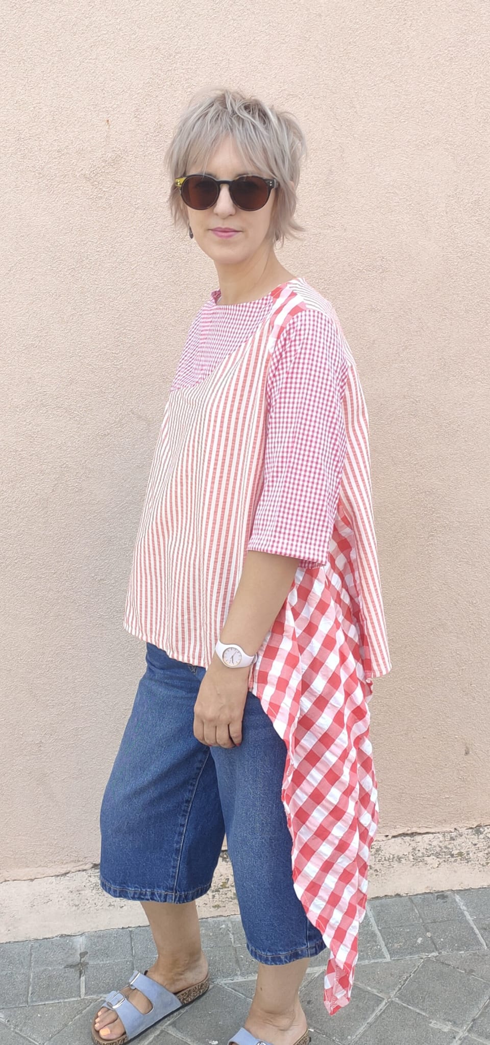 Camiseta vichy BENETTON