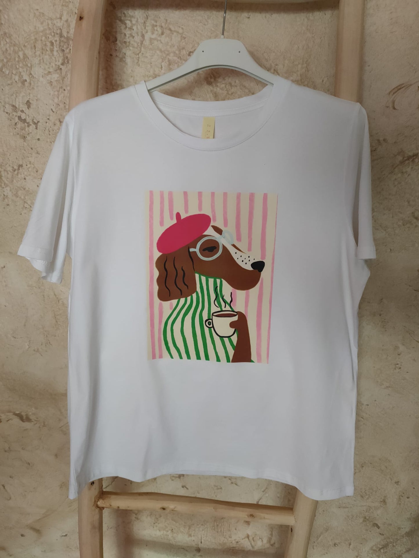 Camiseta COCKER rosa