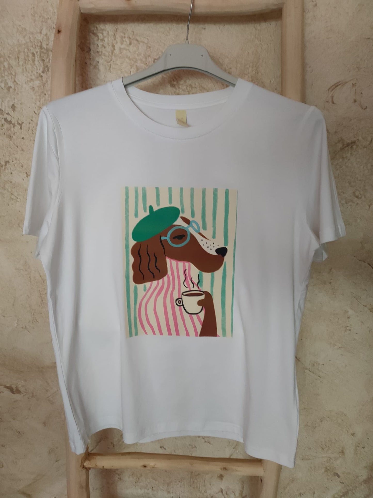 Camiseta COCKER turquesa