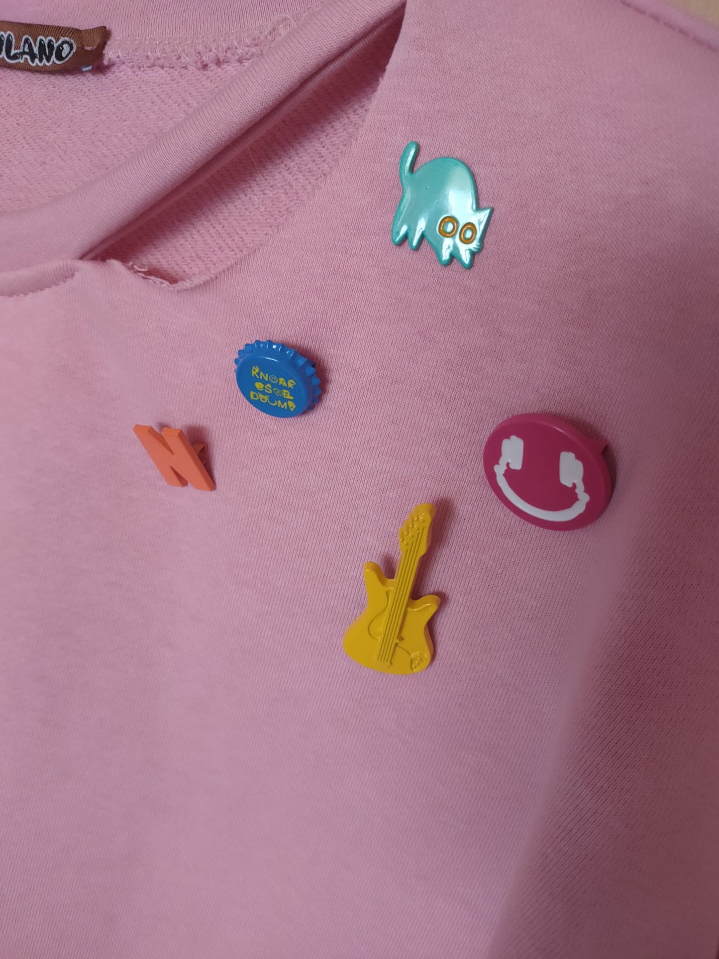 Sudadera PINS rosa