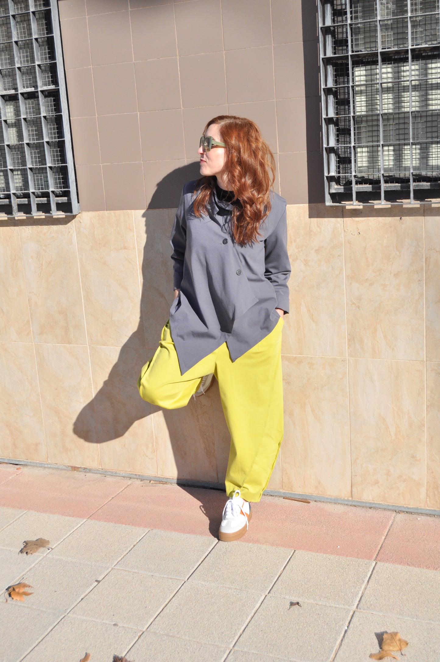 Pantalón baggy SOUZA verde lima