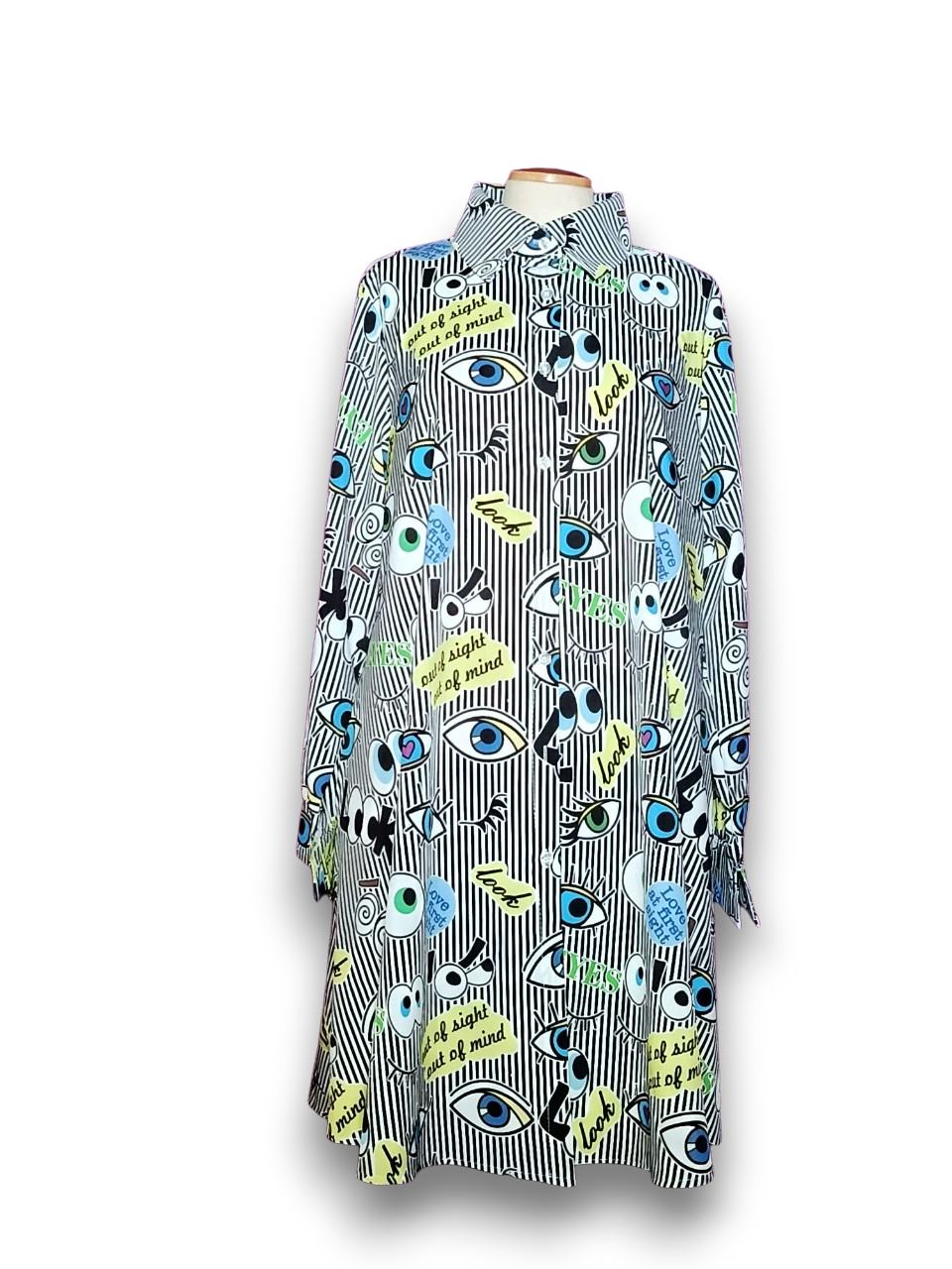 Vestido camisero OJOS