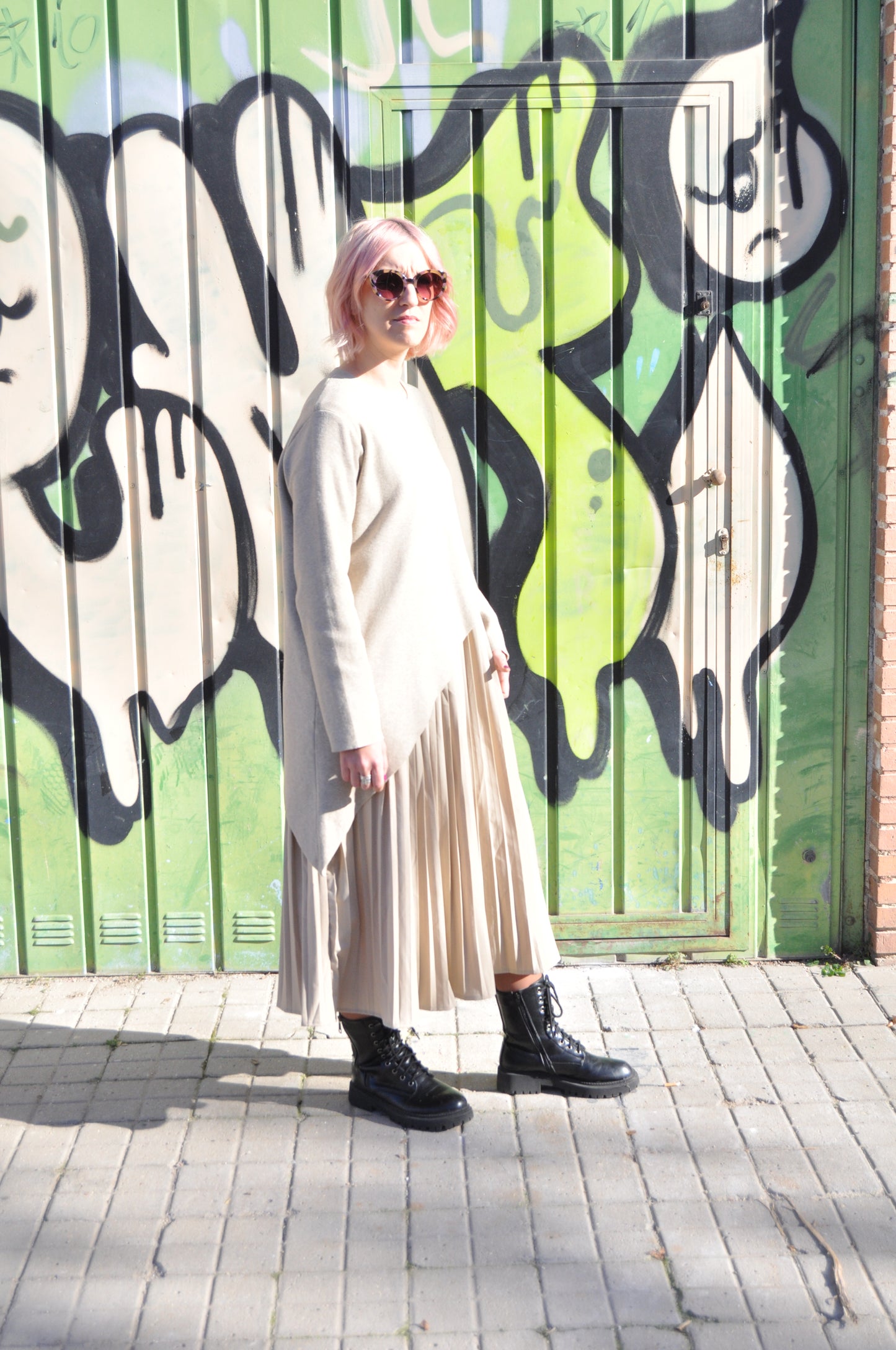 Vestido BRUNA plisado