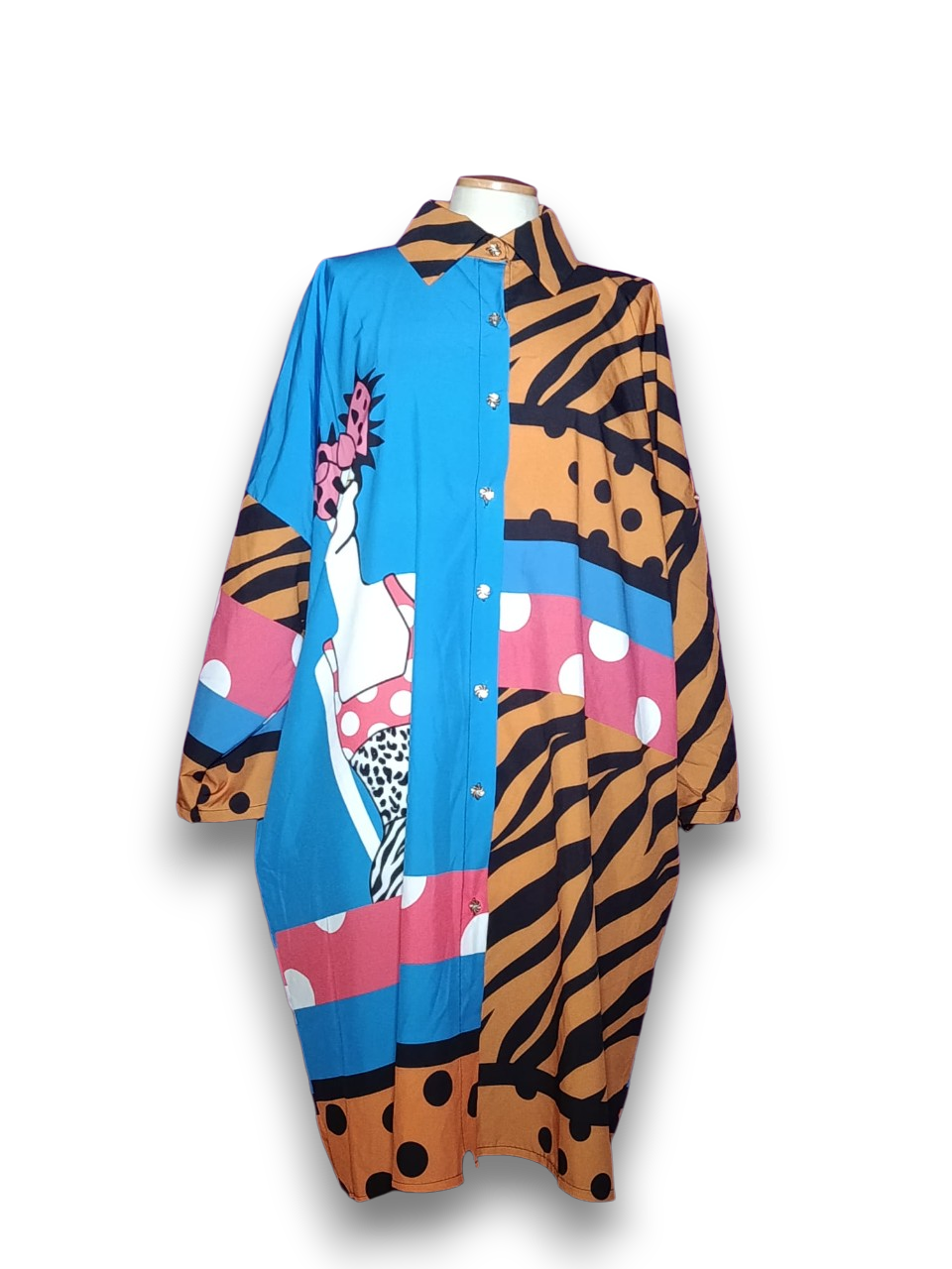 Vestido camisero oversize TANIA