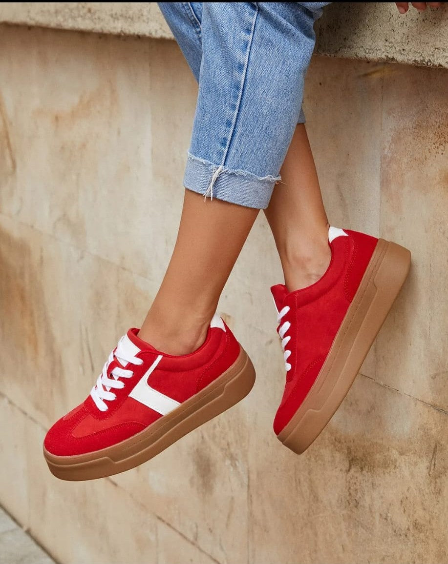 Zapatillas OASIS Rojas
