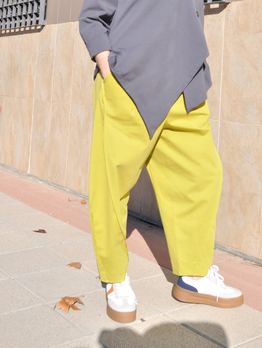 Pantalón baggy SOUZA verde lima