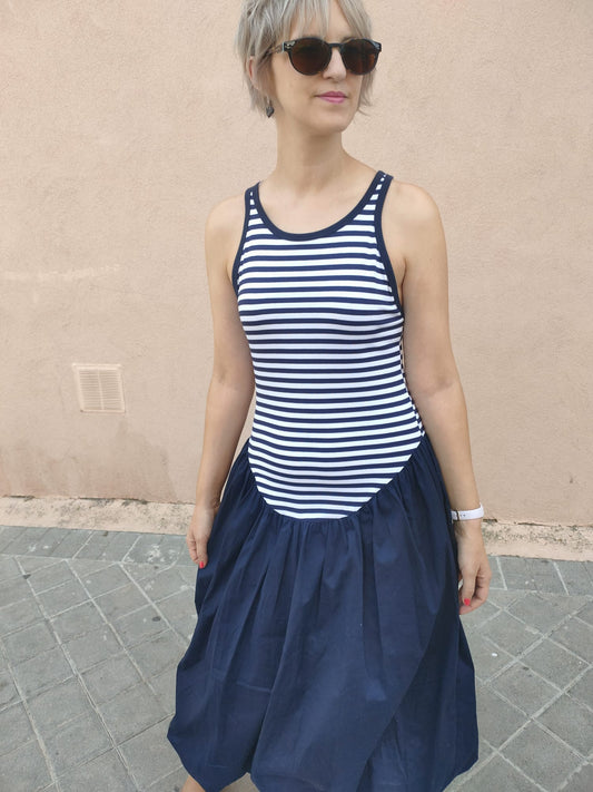 Vestido de rayas BARBATE
