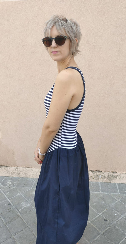 Vestido de rayas BARBATE