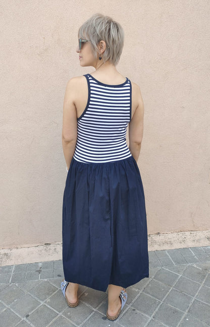 Vestido de rayas BARBATE