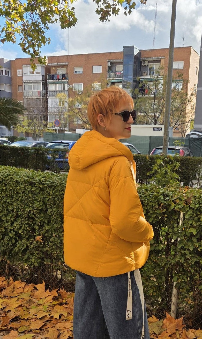 Chaqueta plumífero BRENDA Amarilla