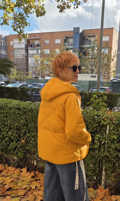 Chaqueta plumífero BRENDA Amarilla