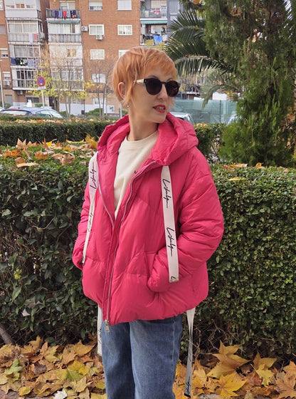 Chaqueta plumífero BRENDA Fucsia