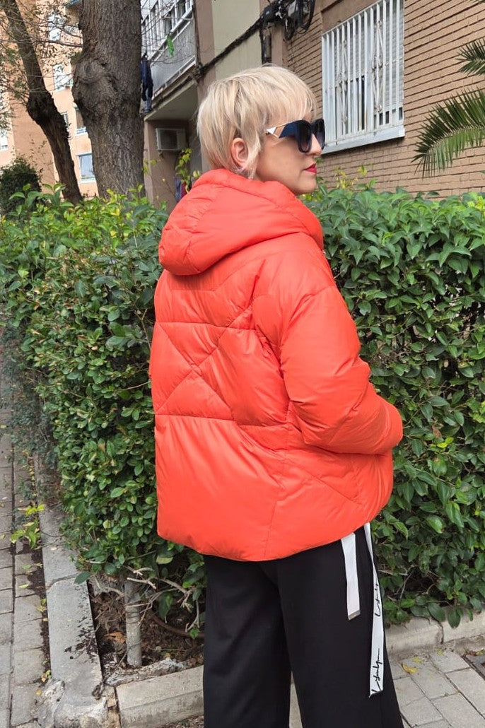 Chaqueta plumífero BRENDA Naranja